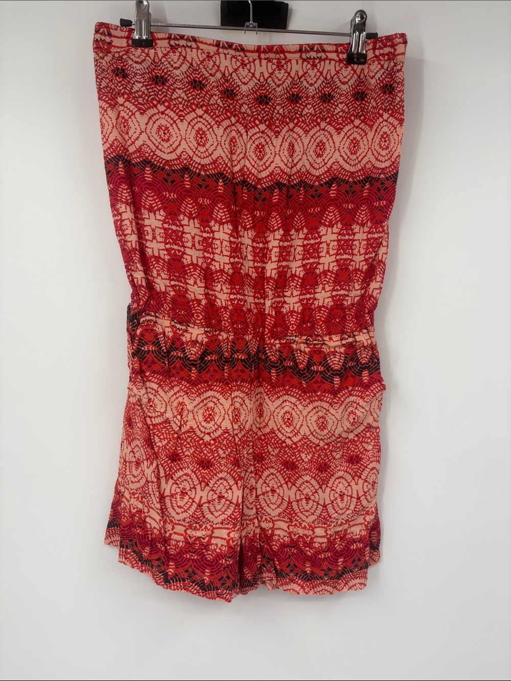 Angie Boho Strapless Romper Size Small